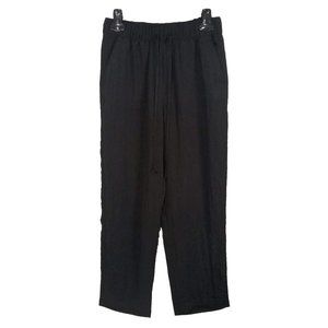 H&M Black Drawstring Elastic Waist Loose Lounge Pants Size US S